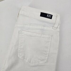 Kut Women's White Denim Shorts Sz 2